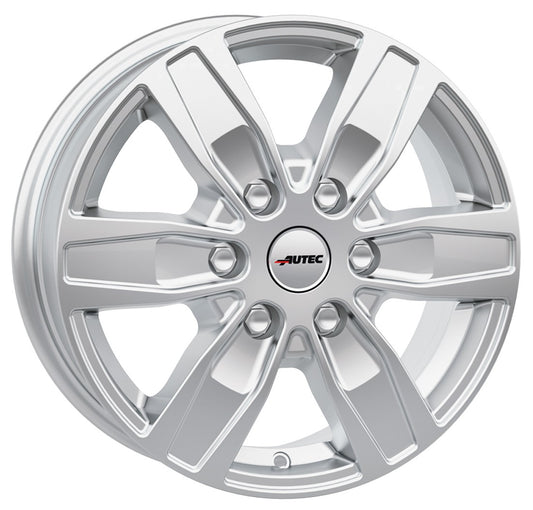 Autec Typ Q - Quantro 6-Loch brillantsilber 7x17 ET45 - LK6/120 ML74.6