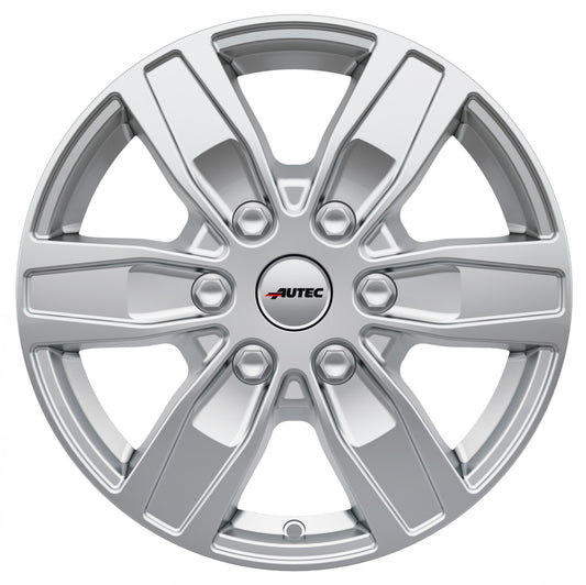 Autec Typ Q - Quantro 6-Loch brillantsilber 7x17 ET45 - LK6/120 ML74.6