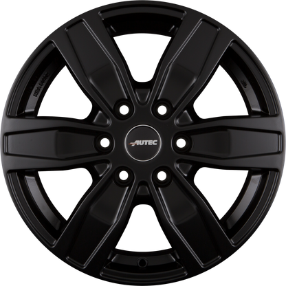Autec Typ Q - Quantro 6-Loch schwarz matt Alufelge 7x17 Zoll ET45 LK 6x120 ML74.6 – Bild 4