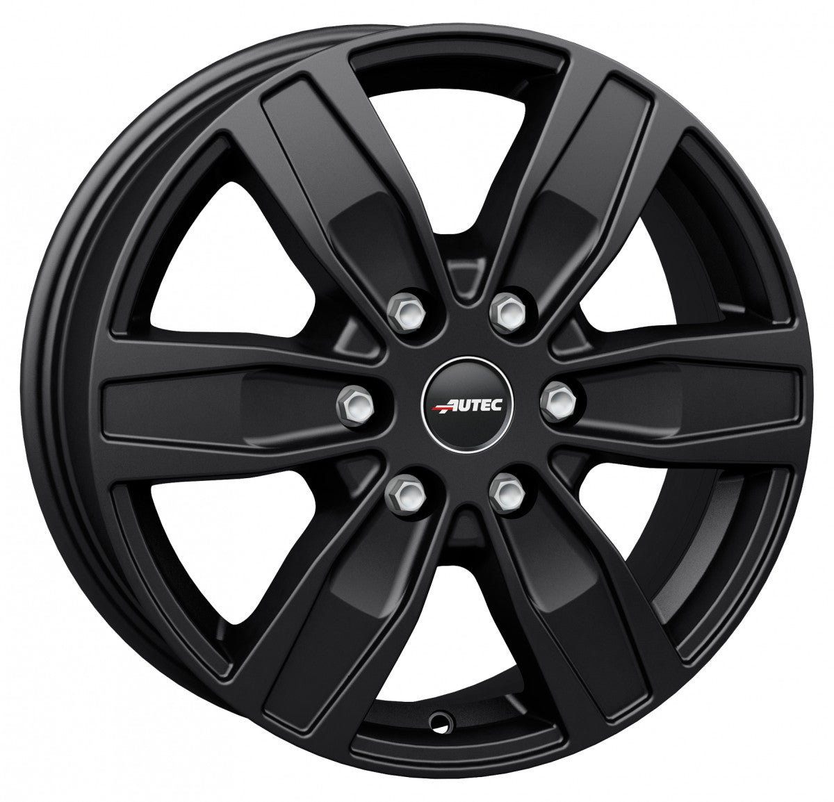 Autec Typ Q - Quantro 6-Loch schwarz matt 7x17 ET45 - LK6/120 ML74.6