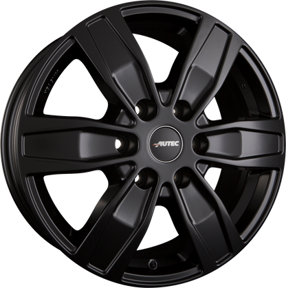 Autec Typ Q - Quantro 6-Loch schwarz matt Alufelge 7x17 Zoll ET45 LK 6x120 ML74.6 – Bild 5