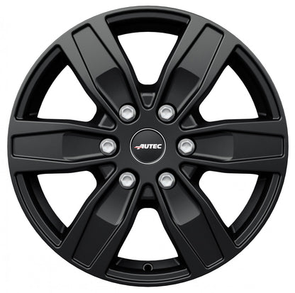 Autec Typ Q - Quantro 6-Loch schwarz matt 7x17 ET45 - LK6/120 ML74.6
