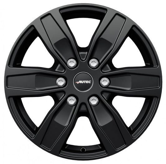 Autec Typ Q - Quantro 6-Loch schwarz matt 7x17 ET45 - LK6/120 ML74.6