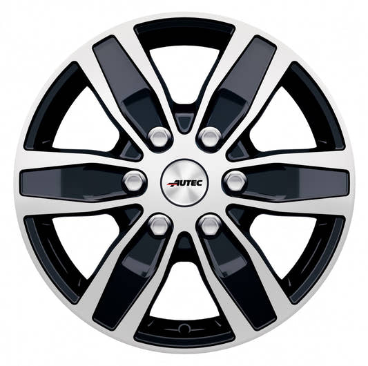 Autec Typ Q - Quantro 6-Loch schwarz poliert 7x17 ET45 - LK6/120 ML74.6