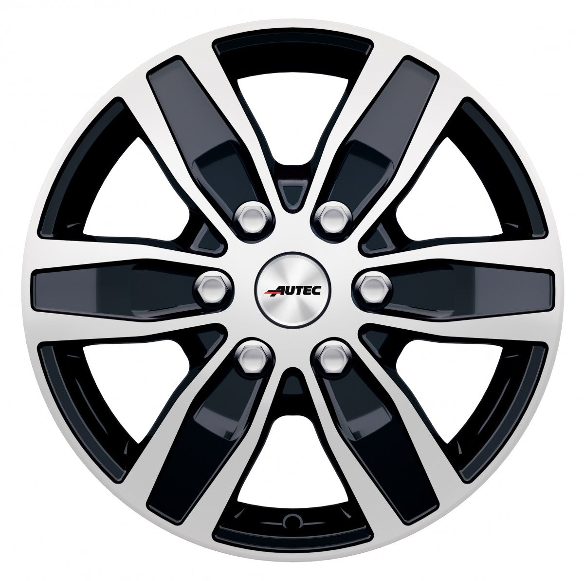 Autec Typ Q - Quantro 6-Loch schwarz poliert 7x17 ET45 - LK6/120 ML74.6