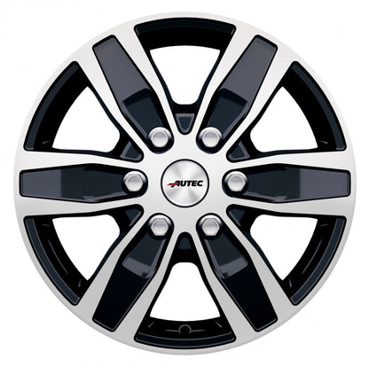 Autec Typ Q - Quantro 6-Loch schwarz poliert 7x17 ET45 - LK6/120 ML74.6