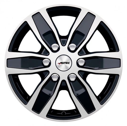 Autec Typ Q - Quantro 6-Loch schwarz poliert 7x17 ET45 - LK6/120 ML74.6