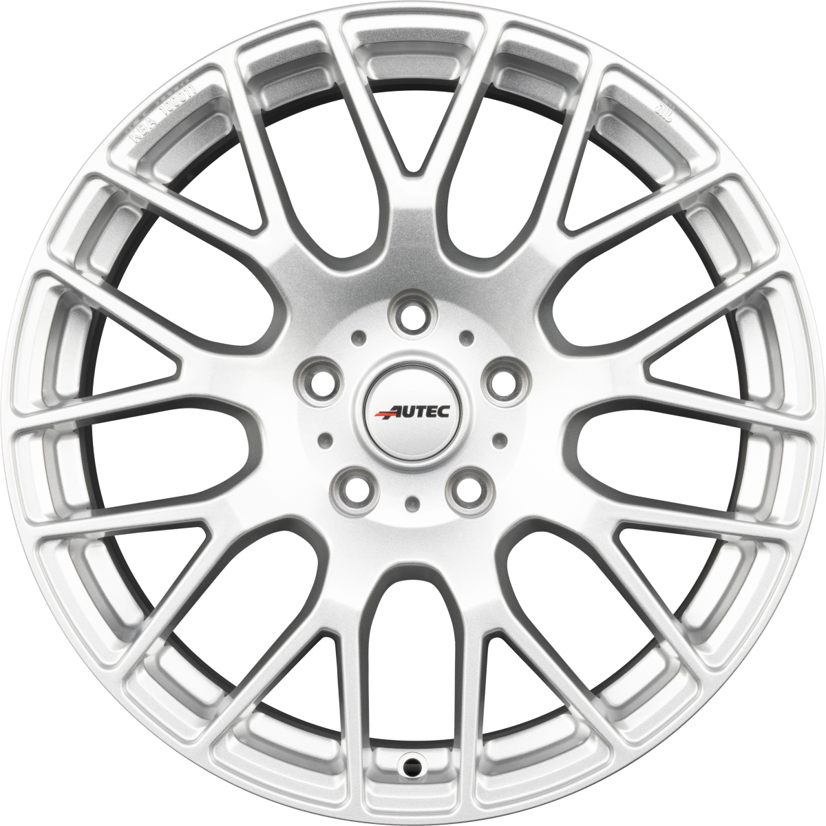 Autec Typ NH - Nimah brillantsilber Alufelge 8x18 Zoll ET40 LK 6x114.3 ML66.1 – Bild 4