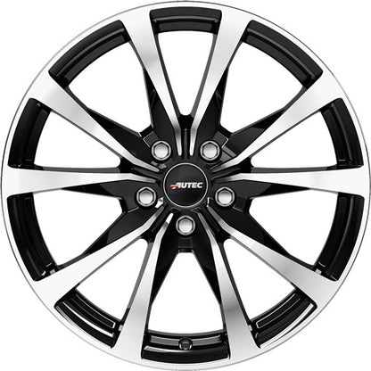 Autec Typ BX - Brixen schwarz poliert Alufelge 7.5x18 Zoll ET40 LK 5x112 ML57.1 – Bild 2