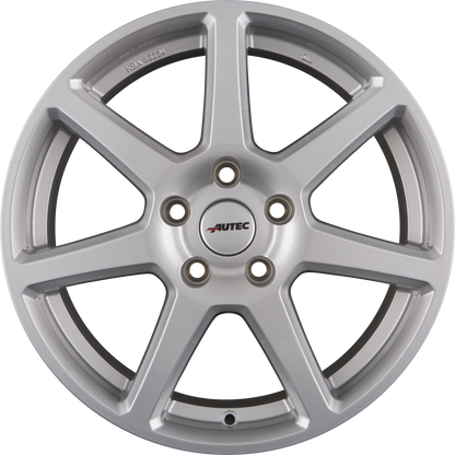 Autec Typ TE - Tallin ECE brillantsilber lackiert Alufelge 7.5x17 Zoll ET46 LK 5x114.3 ML67.1 – Bild 3