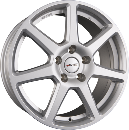 Autec Typ TE - Tallin ECE brillantsilber lackiert Alufelge 7.5x17 Zoll ET46 LK 5x114.3 ML67.1 – Bild 4