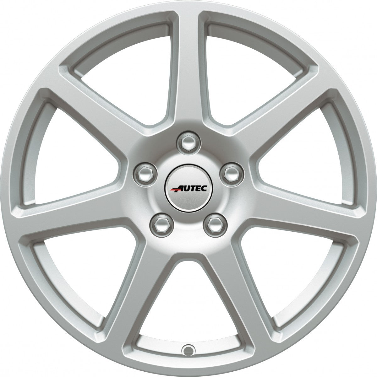 Autec Typ TE - Tallin ECE brillantsilber lackiert Alufelge 7.5x17 Zoll ET46 LK 5x114.3 ML67.1 – Bild 2