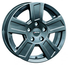 Autec Typ TG - Tigris graphit lackiert Alufelge 6x16 Zoll ET30 LK 4x100 ML66.6