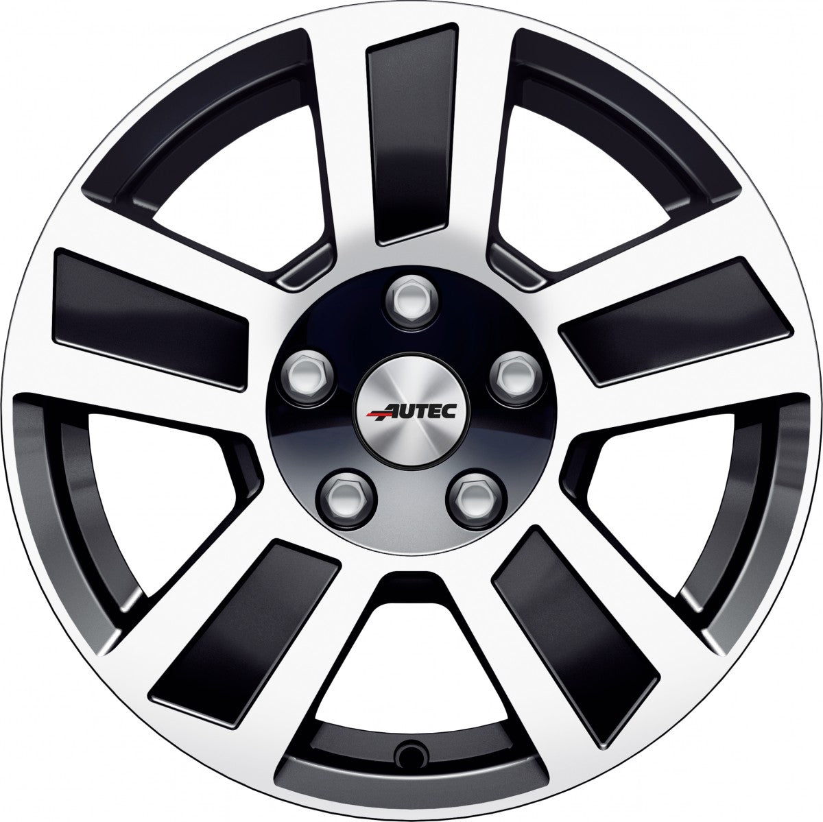 Autec Typ TG - Tigris schwarz poliert 6x16 ET30 - LK5/112 ML66.6