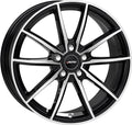 Autec Typ SK - Skara schwarz poliert Alufelge 7x17 Zoll ET47 LK 5x112 ML66.6
