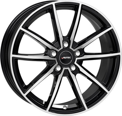 Autec Typ SK - Skara schwarz poliert Alufelge 7.5x18 Zoll ET50 LK 5x112 ML66.6