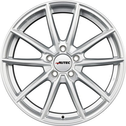Autec Typ SK - Skara brillantsilber Alufelge 8x19 Zoll ET27 LK 5x112 ML66.6 – Bild 4