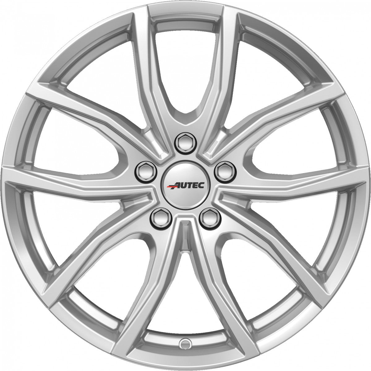 Autec Typ VN - Vidron brillantsilber Alufelge 6.5x17 Zoll ET32 LK 5x114.3 ML66.1 – Bild 2