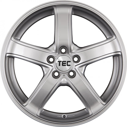 TEC Speedwheels AS1 sterling silber 7.5x17 ET45 - LK5/120 ML72.5