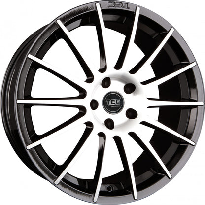 TEC Speedwheels AS2 black polished 8.5x19 ET40 - LK5/120 ML72.6