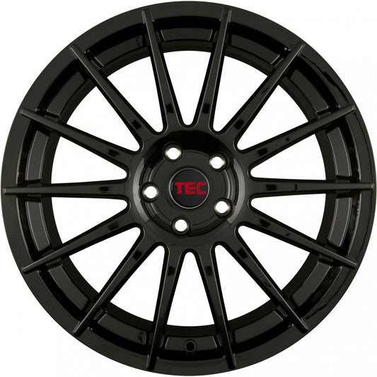 TEC Speedwheels AS2 black glossy 7.5x17 ET35 - LK5/105 ML56.6