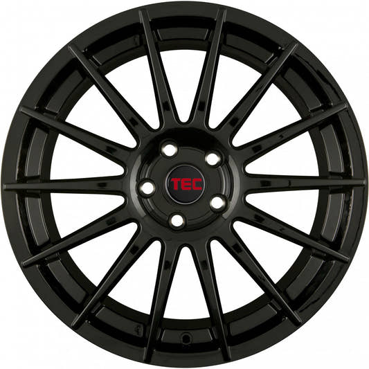 TEC Speedwheels AS2 black glossy Alufelge 8x18 Zoll ET35 LK 5x105 ML56.6