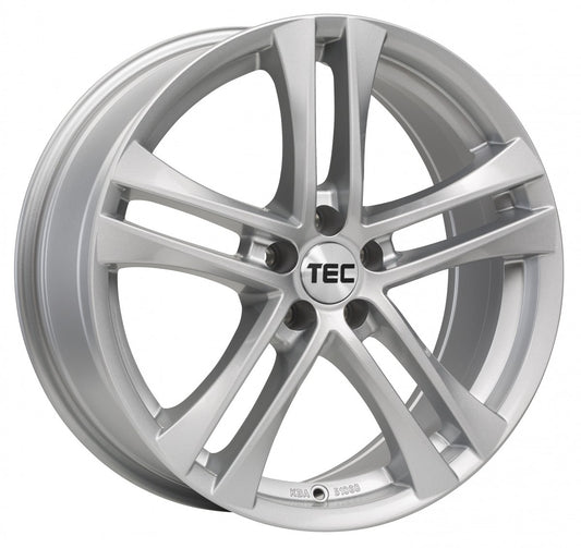 TEC Speedwheels AS4 brillant-silber 7x16 ET38 - LK5/105 ML56.6
