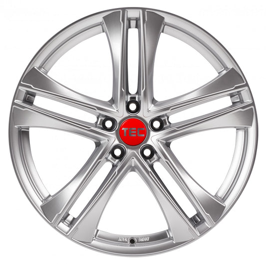 TEC Speedwheels AS4 EVO hyper-silber 8x19 ET25 - LK5/112 ML72.5