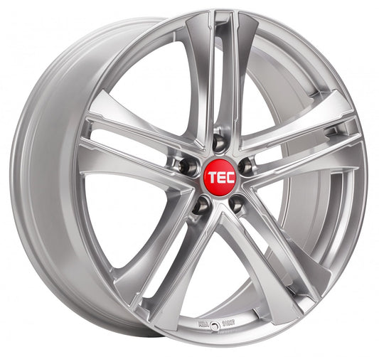 TEC Speedwheels AS4 EVO hyper-silber 8.5x20 ET45 - LK5/108 ML63.4