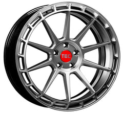 TEC Speedwheels GT8 hyper-silber (links) Alufelge 9x19 Zoll ET35 LK 5x120 ML72.6
