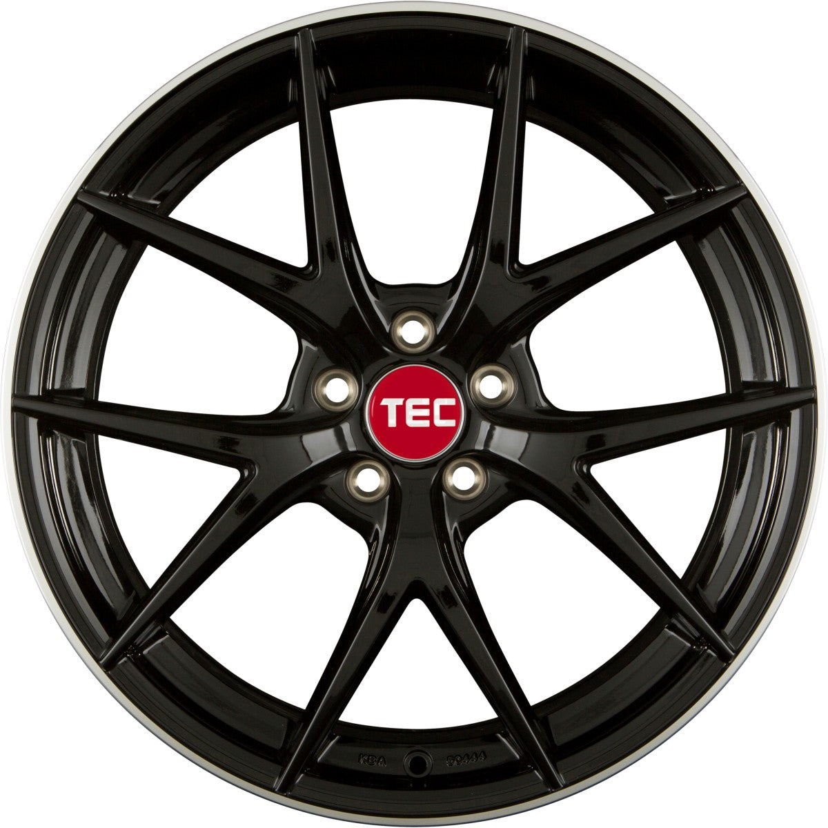 TEC Speedwheels GT6 black polished lip 10x22 ET20 - LK5/112 ML66.6