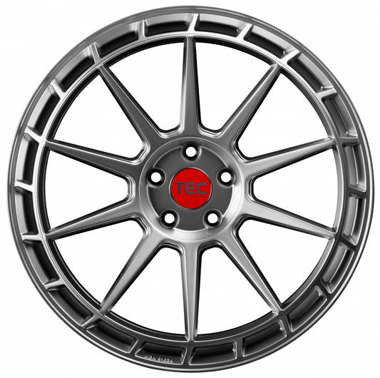 TEC Speedwheels GT8 hyper-silber Alufelge 8x18 Zoll ET38 LK 4x108 ML63.4