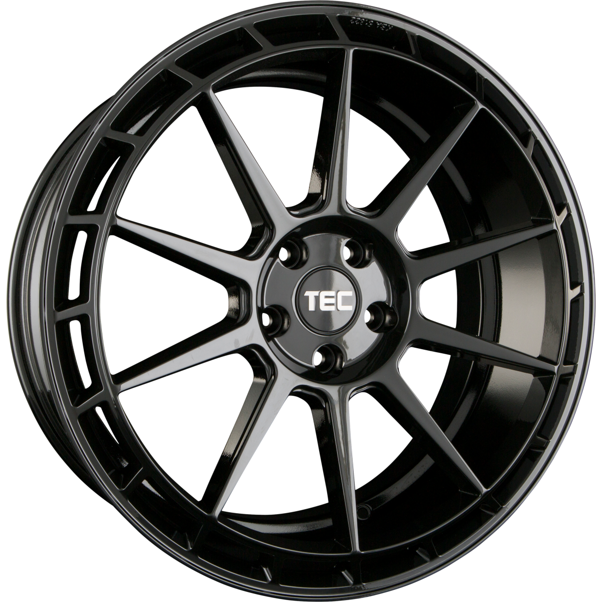 TEC Speedwheels GT8 black-glossy Alufelge 8x18 Zoll ET40 LK 5x100 ML64 – Bild 4
