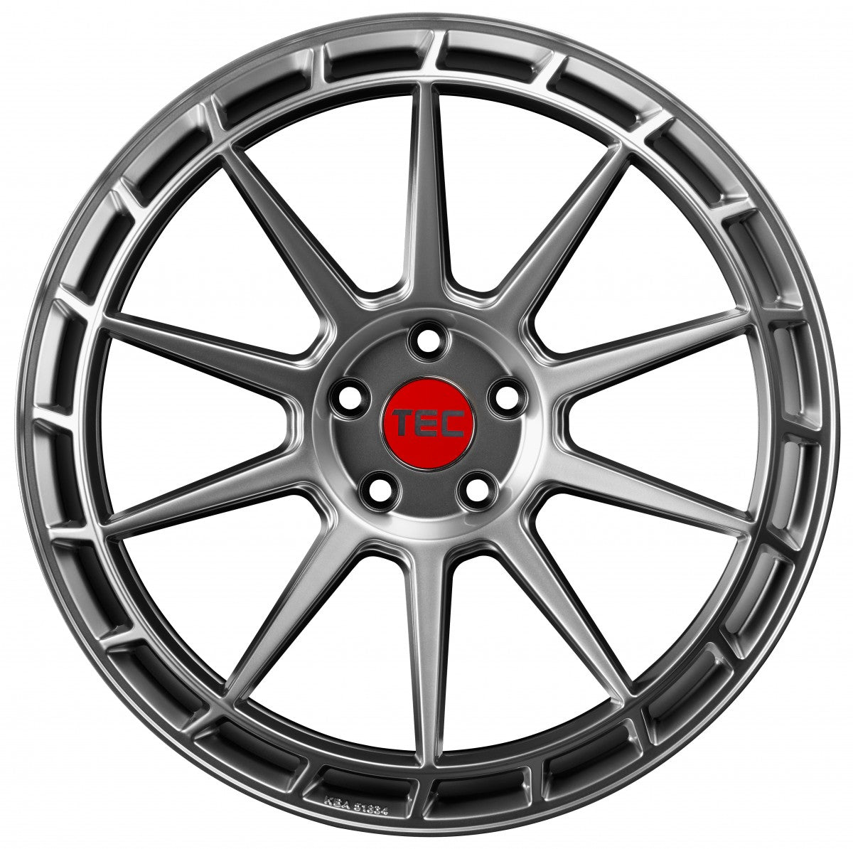 TEC Speedwheels GT8 hyper-silber 8x18 ET35 - LK5/112 ML72.5