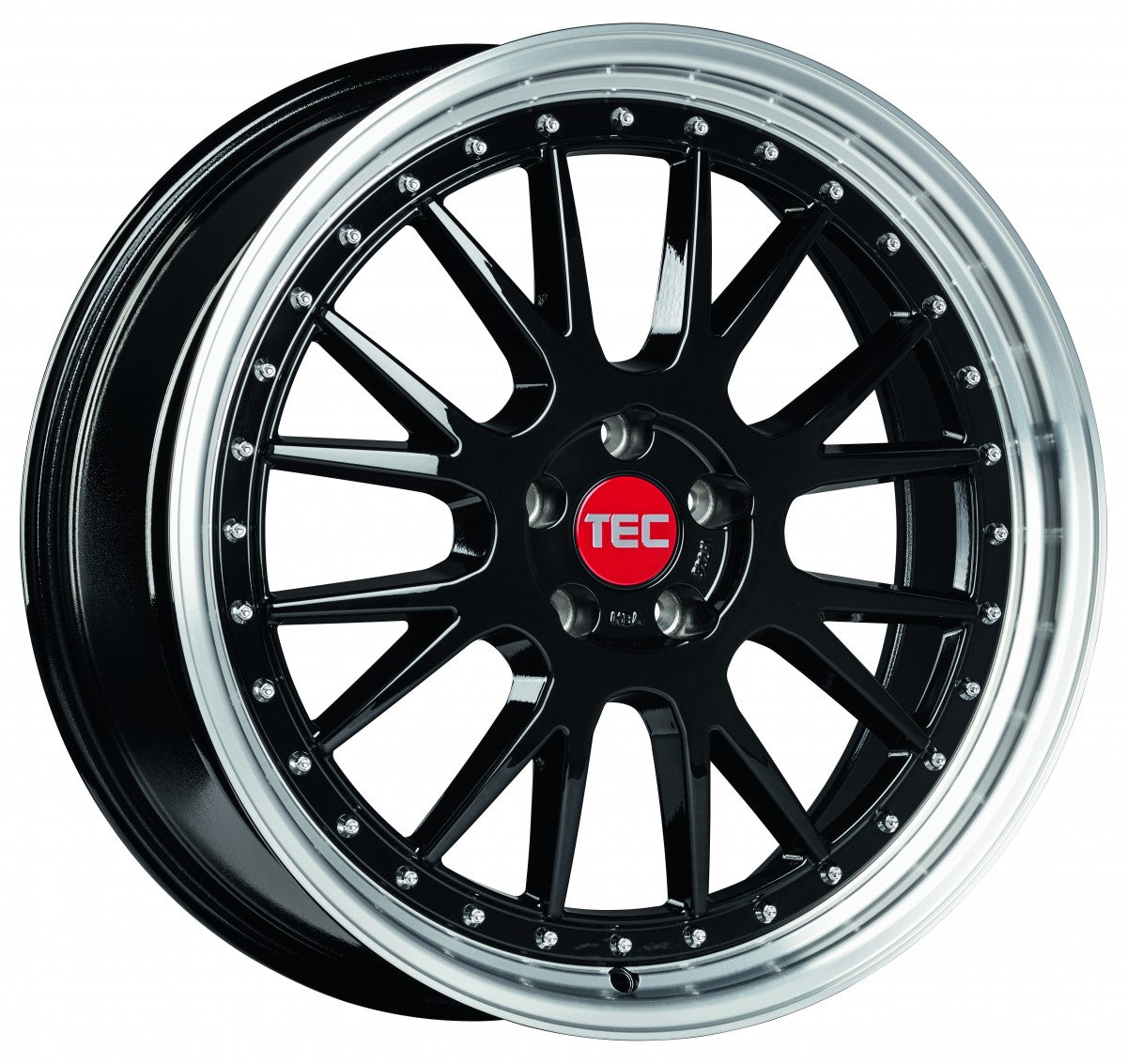 TEC Speedwheels GT EVO black-polished-lip 8.5x19 ET30 - LK5/120 ML72.6