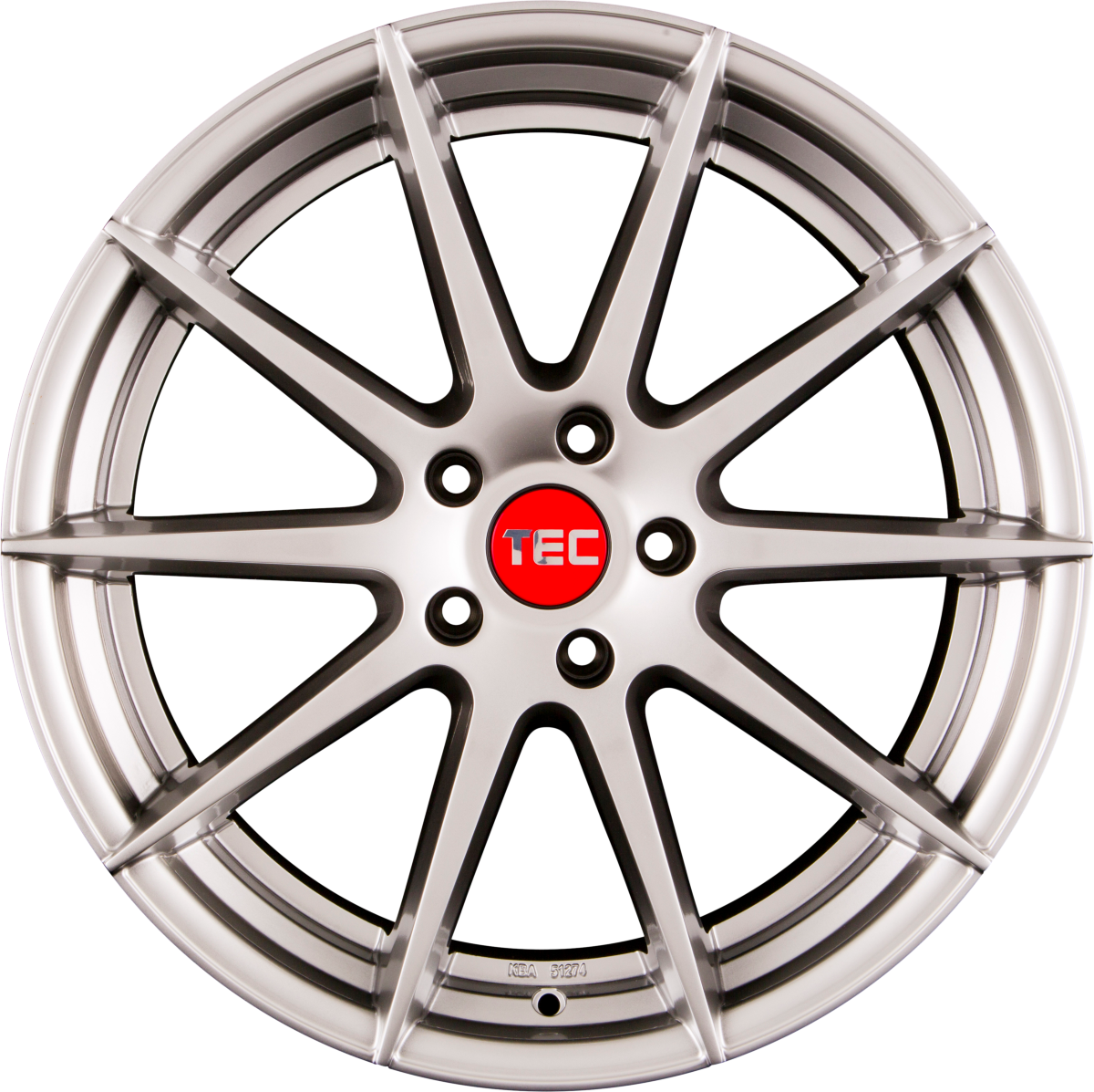 TEC Speedwheels GT7 hyper-silver Alufelge 8.5x20 Zoll ET45 LK 5x112 ML72.5 – Bild 3
