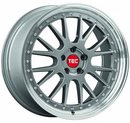 TEC Speedwheels GT EVO titan-polished-lip 8x18 ET35 - LK4/100 ML64