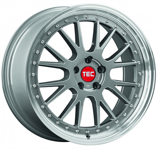 TEC Speedwheels GT EVO titan-polished-lip 8x18 ET18 - LK4/108 ML65.1