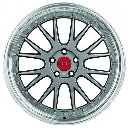 TEC Speedwheels GT EVO titan-polished-lip 8x18 ET18 - LK4/108 ML65.1