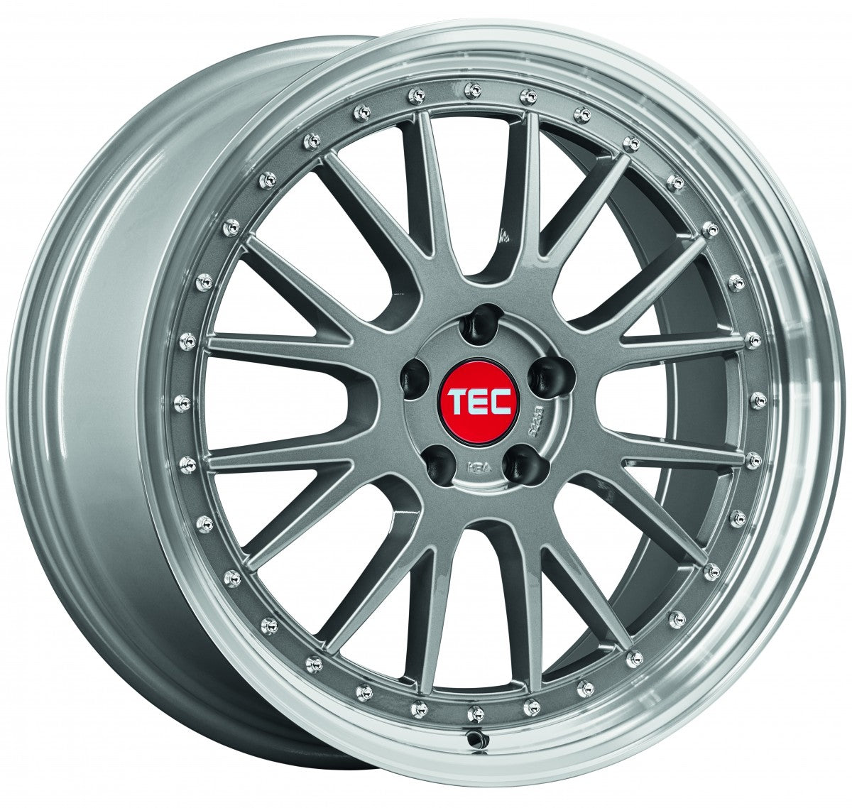 TEC Speedwheels GT EVO titan-polished-lip 8.5x20 ET45 - LK5/112 ML72.5