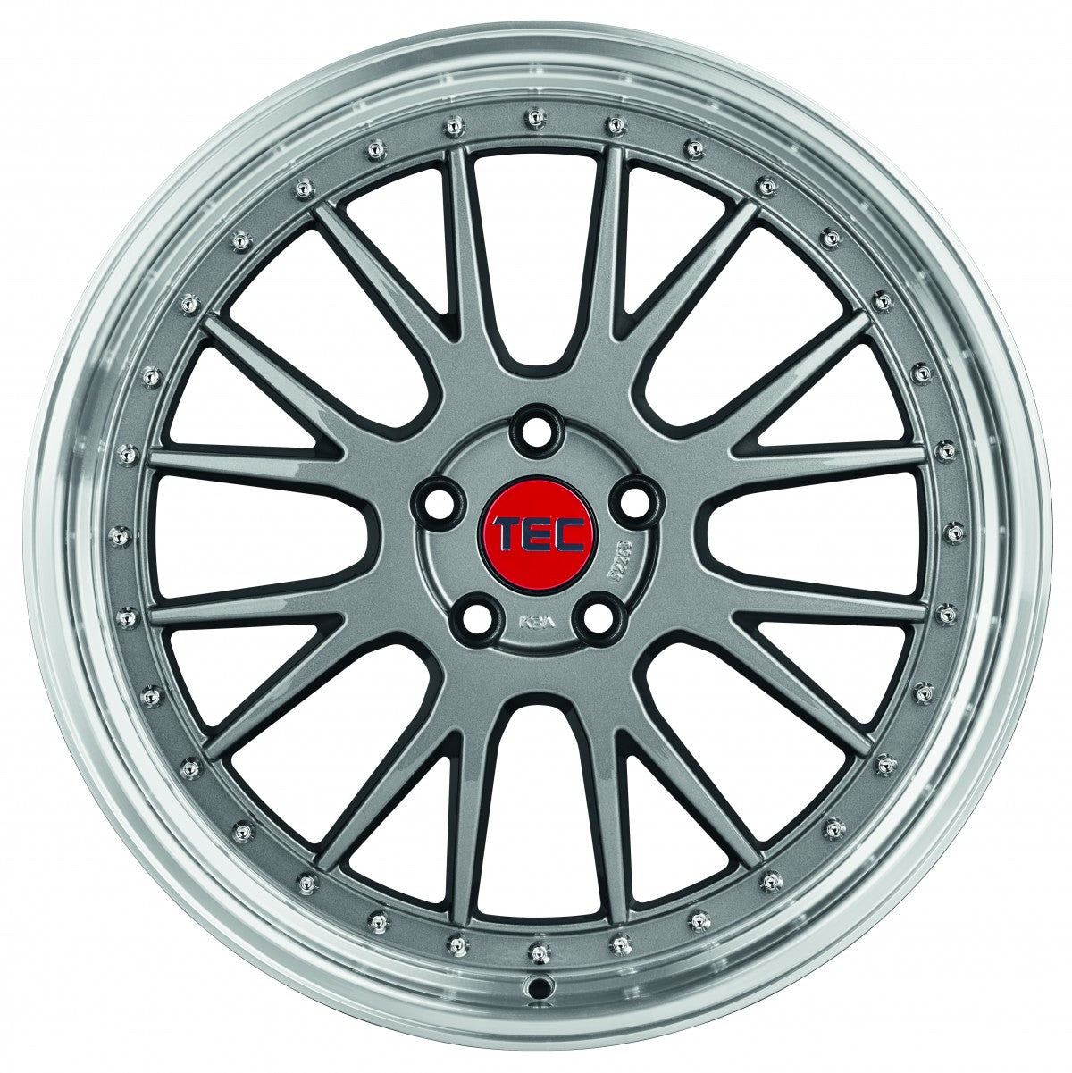 TEC Speedwheels GT EVO titan-polished-lip 8.5x20 ET45 - LK5/112 ML72.5