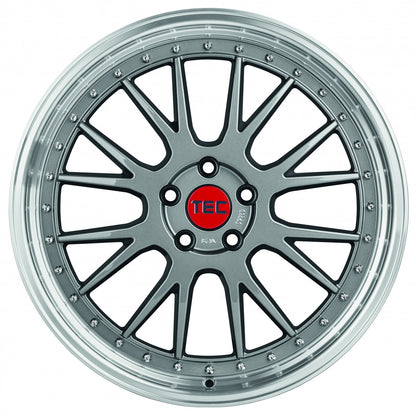 TEC Speedwheels GT EVO titan-polished-lip 8.5x19 ET50 - LK5/120 ML65.1