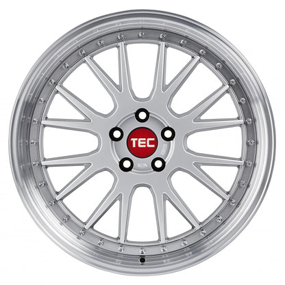 TEC Speedwheels GT EVO hyper-silber-hornpoliert 8x18 ET40 - LK5/100 ML64