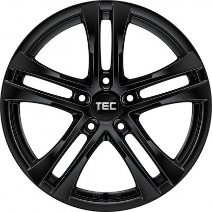 TEC Speedwheels AS4 black glossy 7x16 ET38 - LK5/105 ML56.6