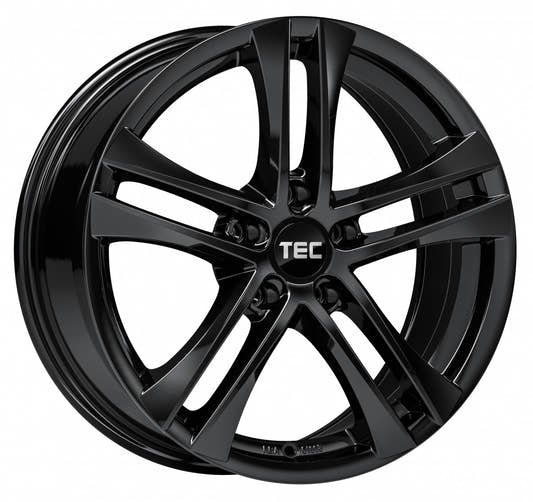 TEC Speedwheels AS4 black glossy 7x16 ET47 - LK5/108 ML63.4