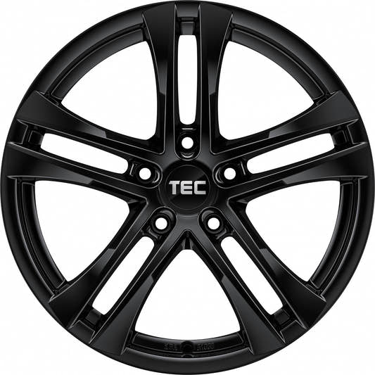 TEC Speedwheels AS4 black glossy 7x16 ET47 - LK5/108 ML63.4