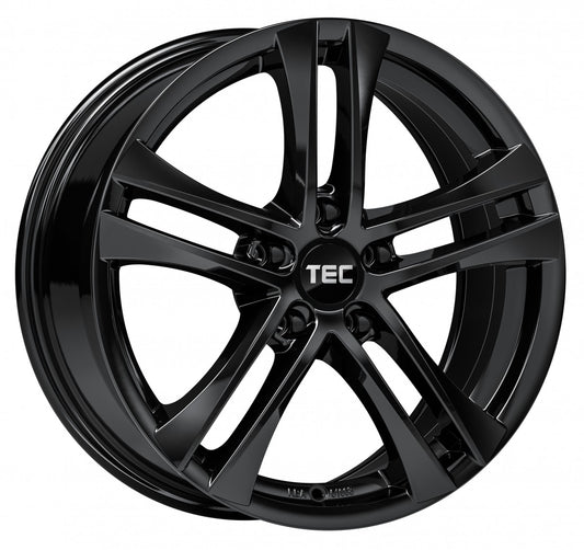 TEC Speedwheels AS4 black glossy 7.5x17 ET45 - LK5/120 ML72.6