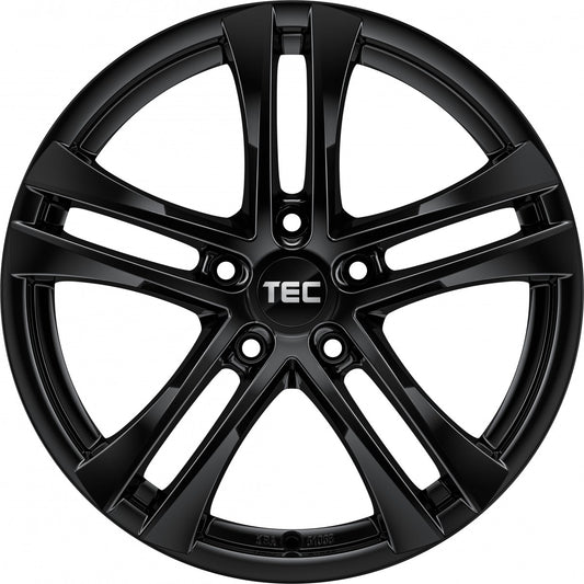 TEC Speedwheels AS4 black glossy 7.5x17 ET45 - LK5/120 ML72.6