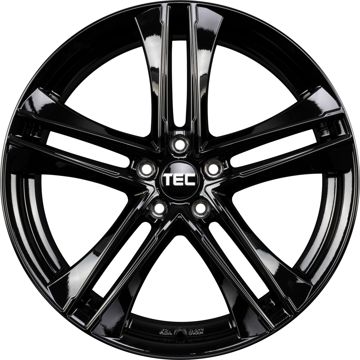 TEC Speedwheels AS4 black glossy Alufelge 8x19 Zoll ET40 LK 5x114.3 ML72.5 – Bild 3