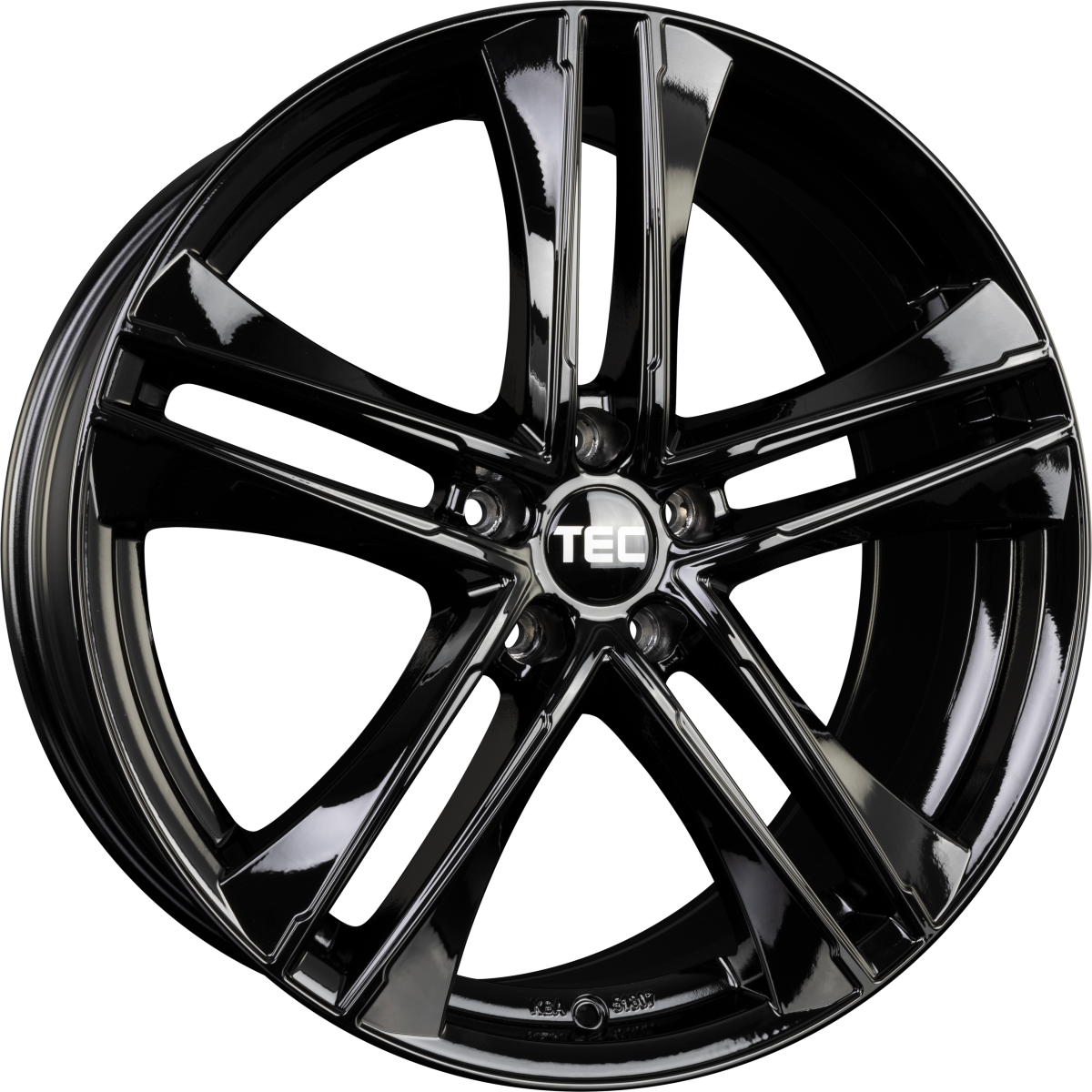 TEC Speedwheels AS4 black glossy Alufelge 8x19 Zoll ET40 LK 5x114.3 ML72.5 – Bild 4